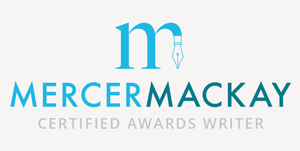 Mercer-MacKay Certified-Awards-Writer-Badge